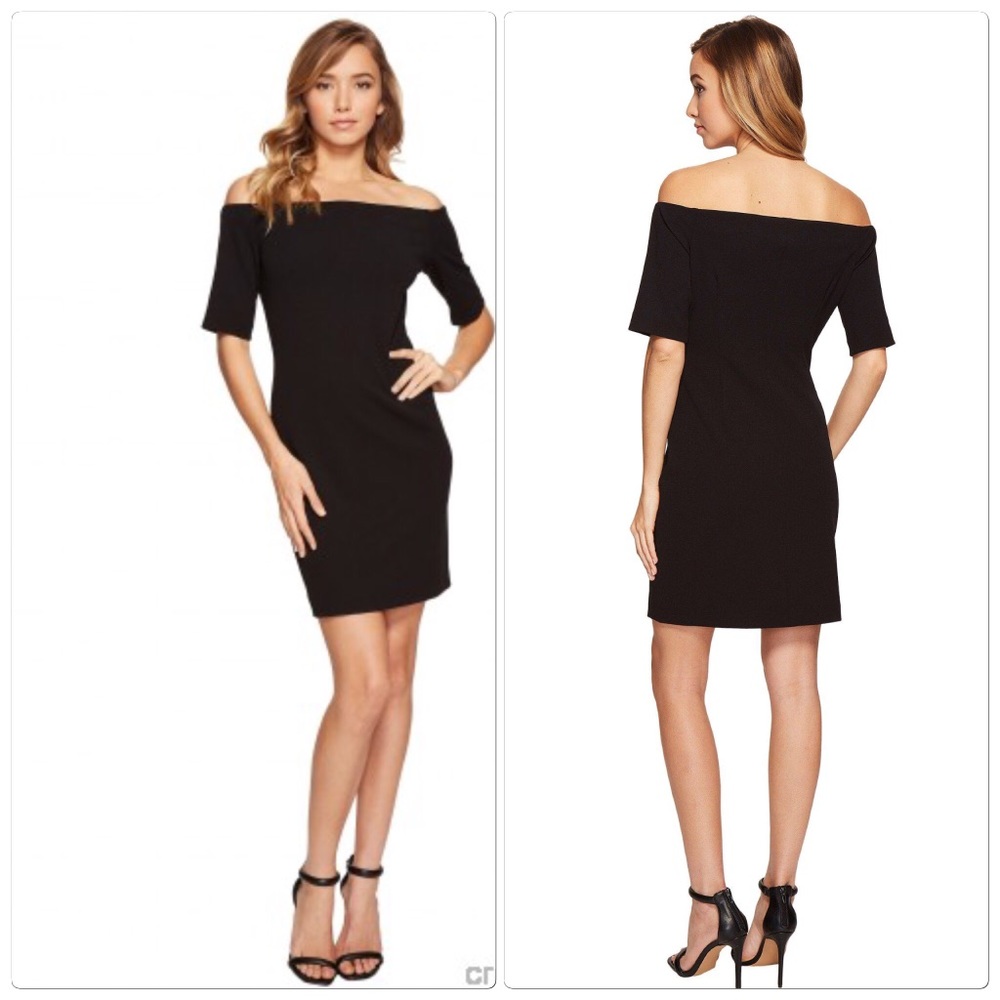 Free Press Off The Shoulder Black Dress